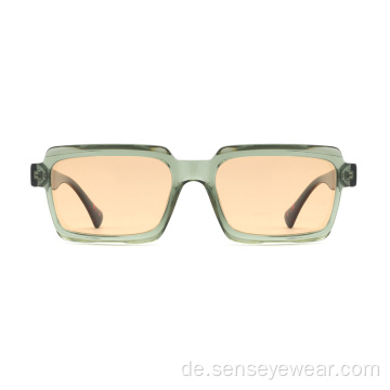 Square Design UV400 Injektionspolarisierte Sonnenbrille polarisierte Sonnenbrille